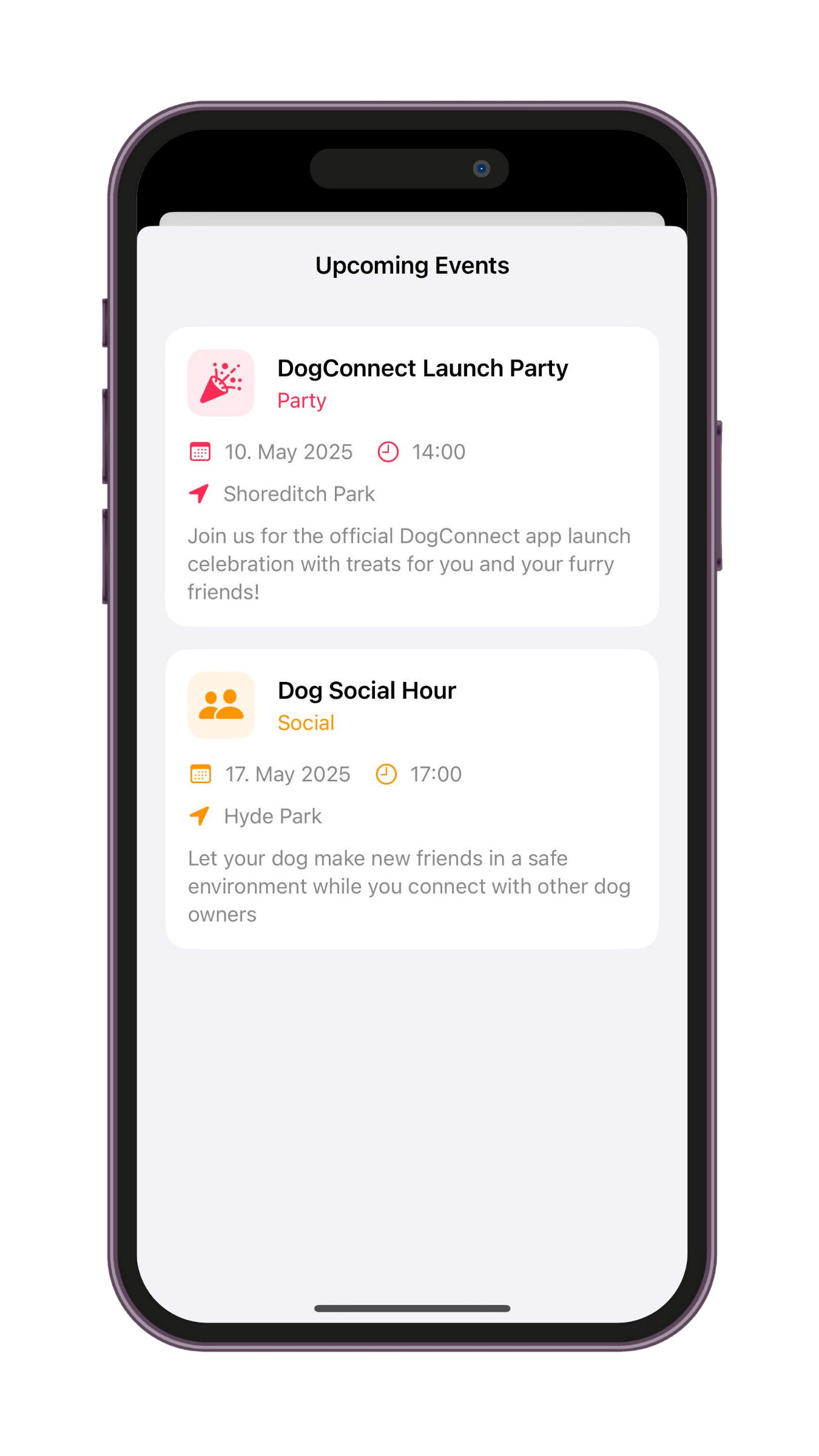 Events Feature